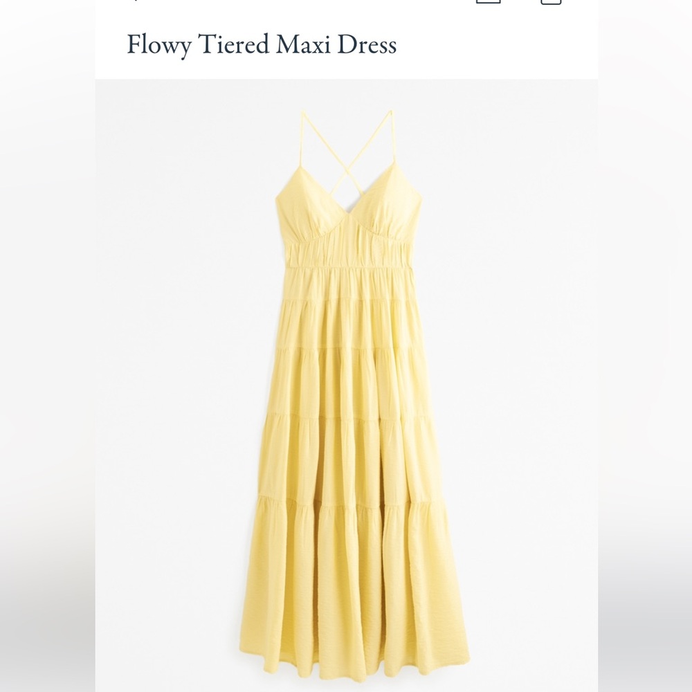 Abercrombie & Fitch: Flowy Tiered Maxi Dress